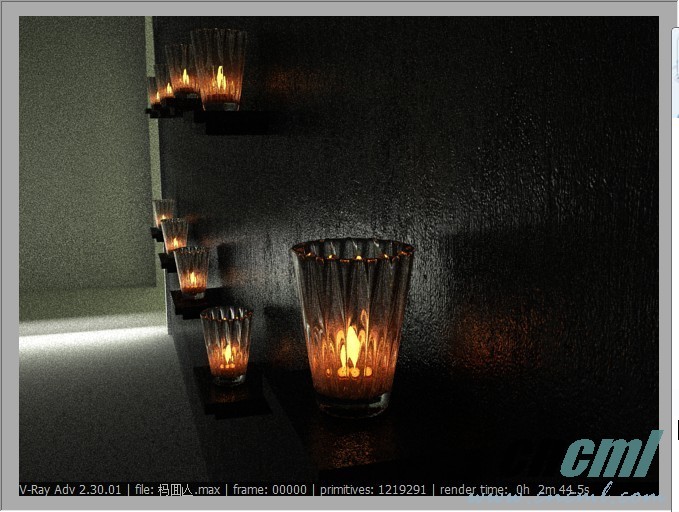 模拟蜡烛 并虚拟照度范围的测试